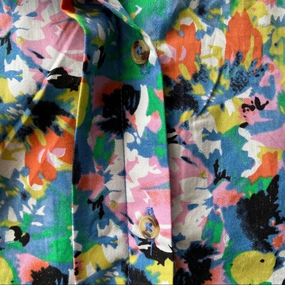 💐 WALTER BAKER MATCHING SET: MARCIA SHORT + THEA TOP IN FIESTA FLORAL (no belt) - Picture 10 of 16